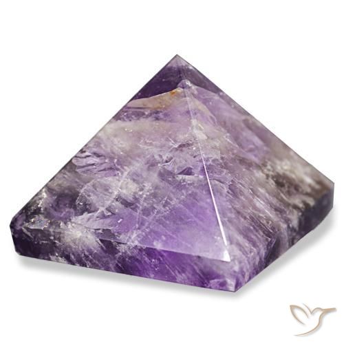 Ametista Violeta Médio Profundo Natural 96.40ct, Quadrado, Opaco