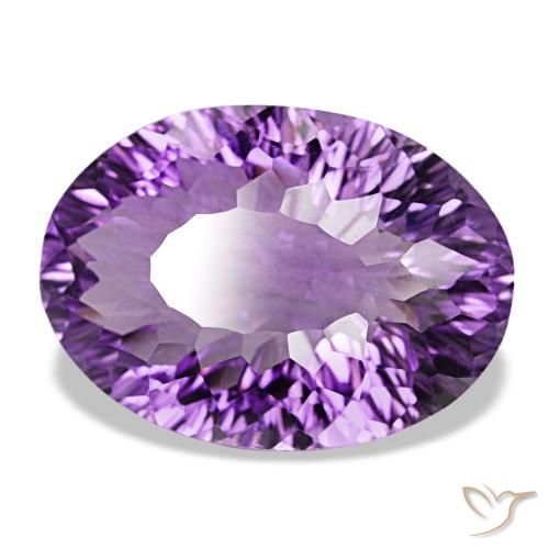 Ametista Violeta Rosado Profundo Natural 29.67ct, Corte Oval, VS