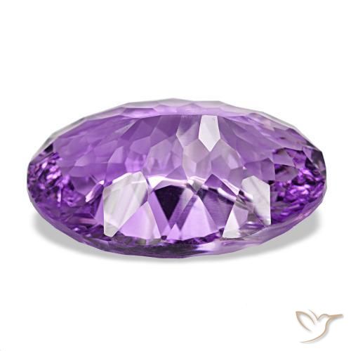 Ametista Violeta Rosado Profundo Natural 29.67ct, Corte Oval, VS