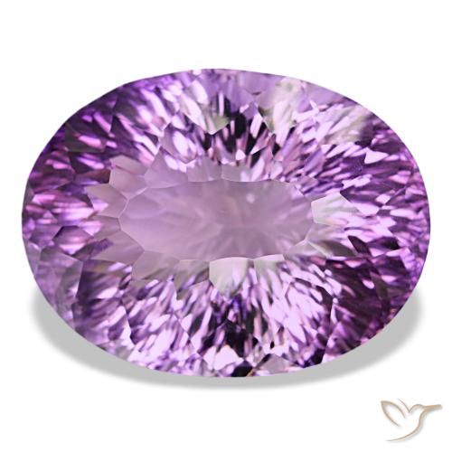 Ametista violeta púrpura profundo natural 82,91ct, corte oval, VVS