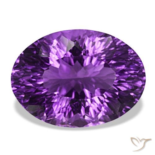20.26ct violeta vívido ametista, oval, VVS
