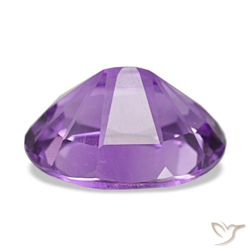 Ametista violeta natural 3,88ct, corte oval, VVS-VS