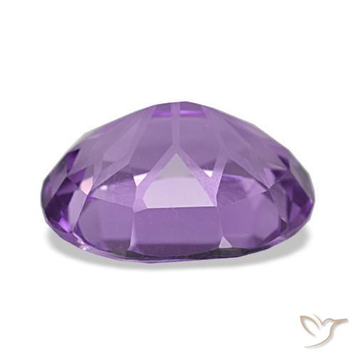 Ametista violeta natural 4,19ct, corte oval, VVS