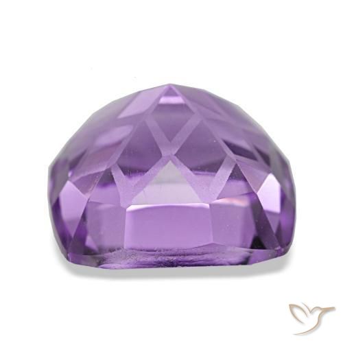 Ametista violeta natural 4,49ct, almofada cortada, VVS