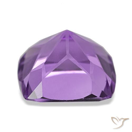 Ametista violeta natural 4,08ct, almofada cortada, VVS-VS