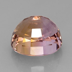 Ametrino bicolor natural 15,84ct, corte oval, IF