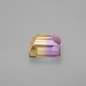 Ametrino bicolor natural 1,33ct, forma extravagante, VS