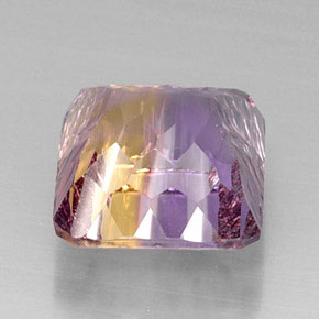 Ametrina Bicolor Natural 13.59ct, Corte Esmeralda, VVS