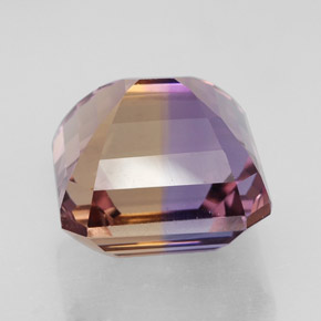 Ametrina Bicolor Natural 10.27ct, Corte Esmeralda, IF