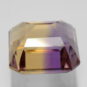 Ametrina Bicolor Natural 11.85ct, Corte Esmeralda, VVS