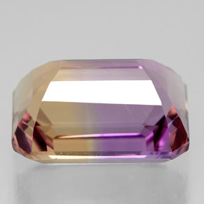 Ametrina Bicolor Natural 6.42ct, Corte Esmeralda, VVS