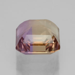 Ametrina Bicolor Natural 3.33ct, Corte Esmeralda, VVS