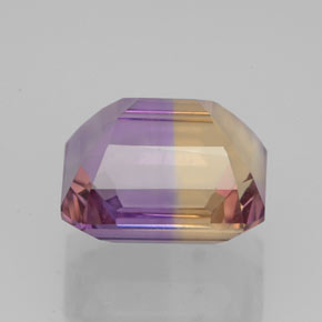 Ametrina Bicolor Natural 3.97ct, Corte Esmeralda, VVS