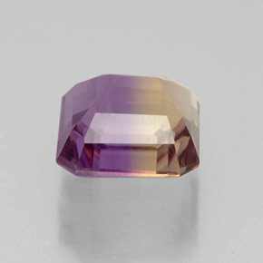 Ametrina Bicolor Natural 2.88ct, Corte Esmeralda, VVS