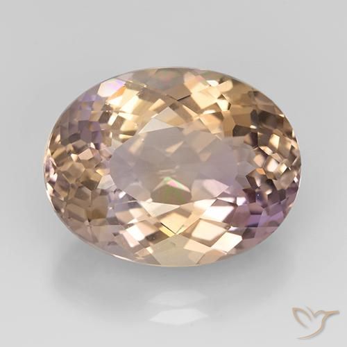 12.07ct Natural bicolor Ametrina, oval, VVS