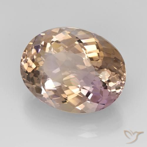 Ametrina bicolor Natural 12.07ct, oval, VVS
