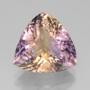 Ametrina Bicolor Natural 6.93ct, Trilhão, VVS