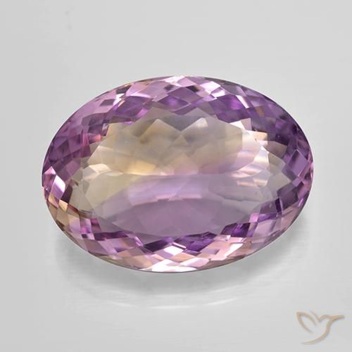 13.95ct Natural bicolor Ametrina, oval, VVS