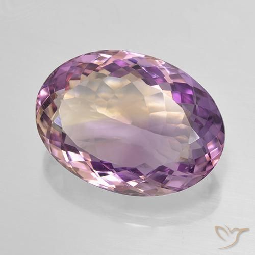 Ametrina bicolor Natural 13.95ct, oval, VVS