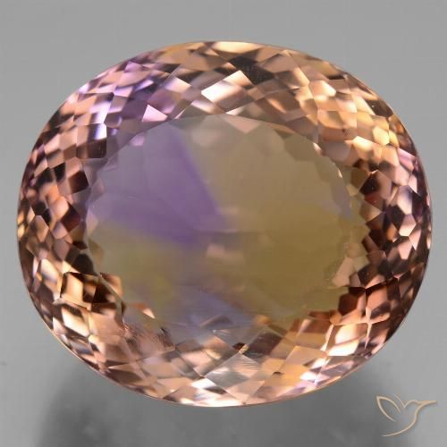 31.82ct Natural bicolor Ametrina, oval, VVS