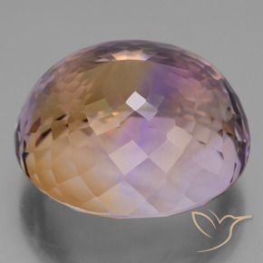 Ametrina bicolor Natural 31.82ct, oval, VVS