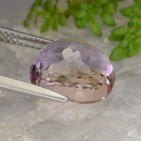 Ametrina bicolor Natural 4.82ct, Corte Oval, VVS