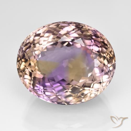 17.07ct Natural bicolor Ametrina, oval, VVS-VS