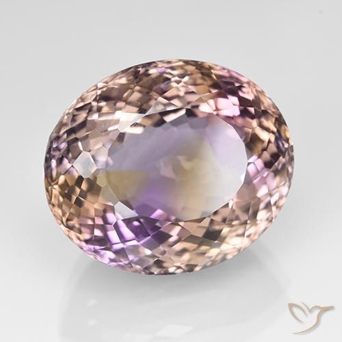 Ametrina bicolor Natural 17.07ct, oval, VVS-VS