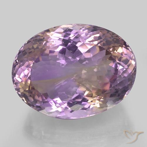 46.77ct Natural bicolor Ametrina, oval, VVS