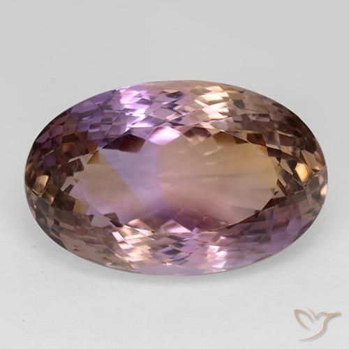 33.42ct Natural bicolor Ametrina, oval, VVS