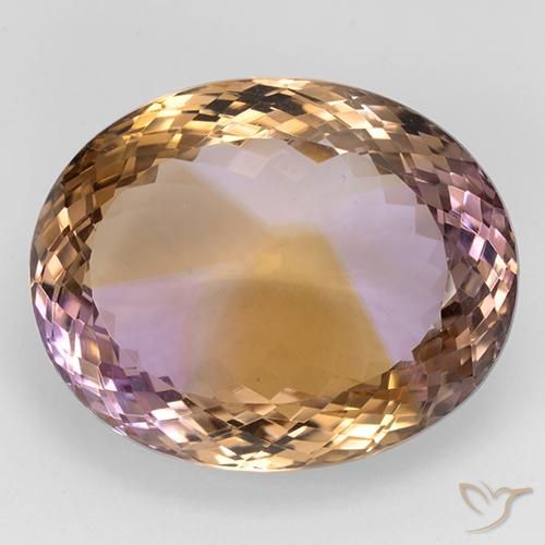 45.17ct Natural bicolor Ametrina, oval, IF