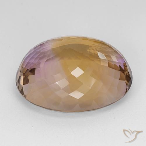Ametrina bicolor Natural 45.17ct, oval, IF