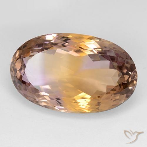 Ametrina bicolor Natural 30.84ct, oval, VVS