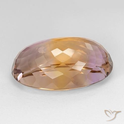 Ametrina bicolor Natural 30.84ct, oval, VVS