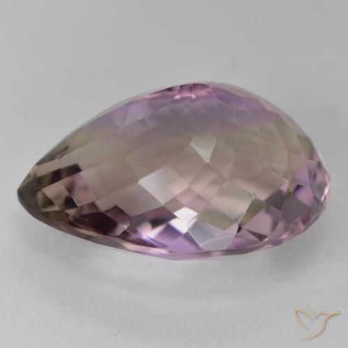 Ametrina bicolor Natural 19.05ct, Formato de pêra, VS