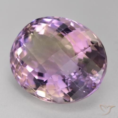 Ametrina bicolor Natural 15.88ct, oval, VS