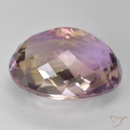 Ametrina bicolor Natural 15.88ct, oval, VS
