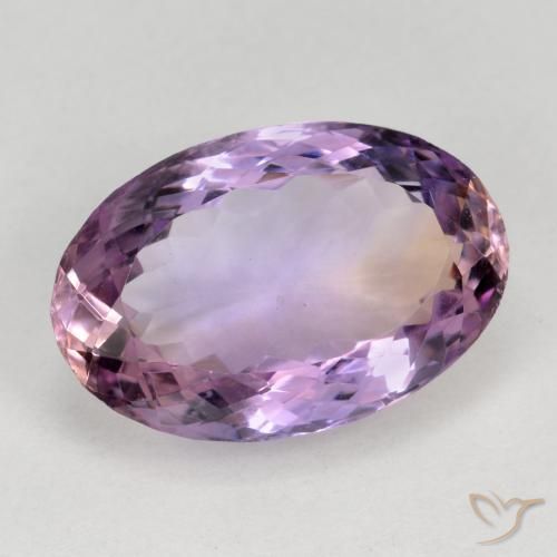 Ametrina bicolor Natural 12.84ct, oval, VVS-VS