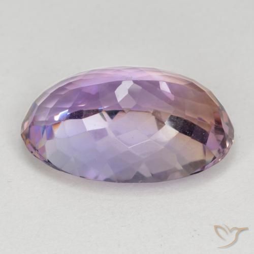 Ametrina bicolor Natural 12.84ct, oval, VVS-VS