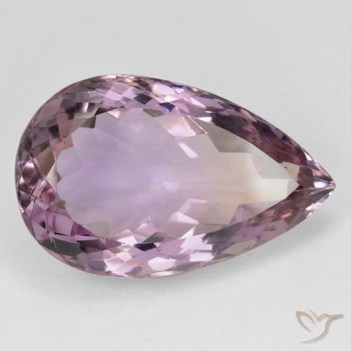 Ametrina bicolor Natural 23.98ct, Formato de pêra, VVS