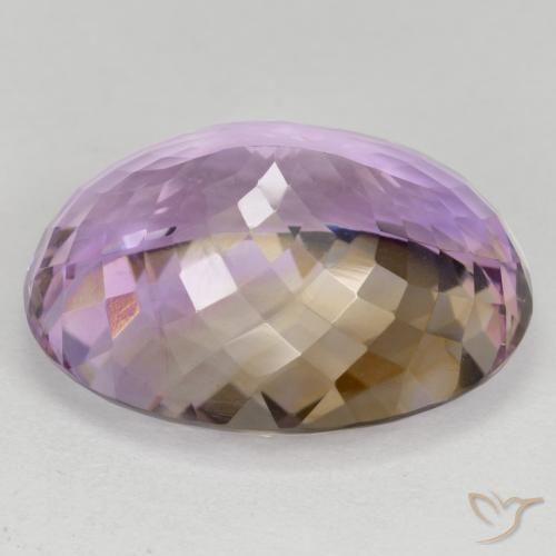 Ametrina bicolor Natural 28.90ct, oval, VVS-VS