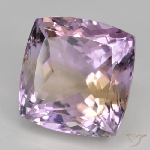 Ametrina bicolor Natural 31.12ct, Almofada, VVS