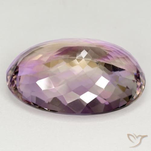 Ametrina bicolor Natural 37.23ct, oval, VVS