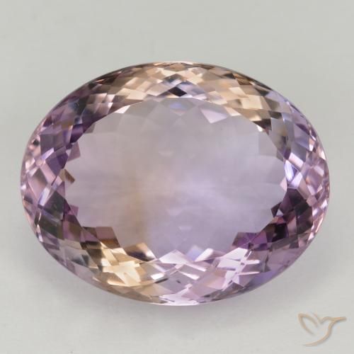 20.51ct Natural bicolor Ametrina, oval, VVS