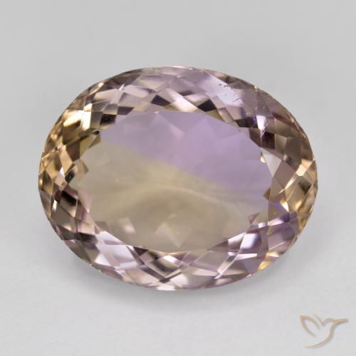 12.67ct Natural bicolor Ametrina, oval, VVS