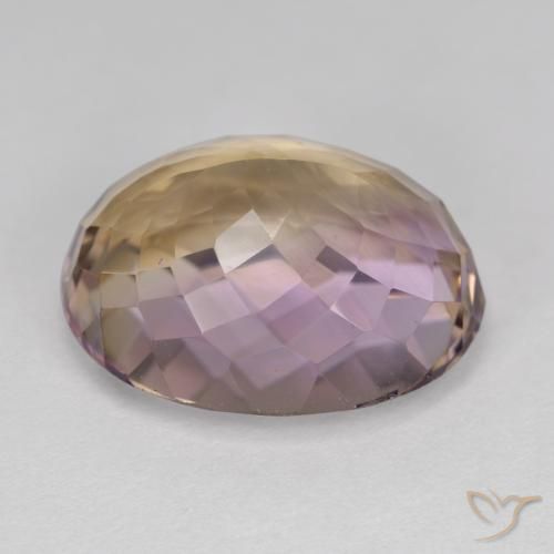 Ametrina bicolor Natural 12.67ct, oval, VVS