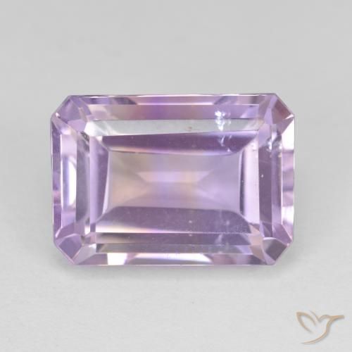 8.43ct Natural bicolor Ametrina, Corte Esmeralda, VS