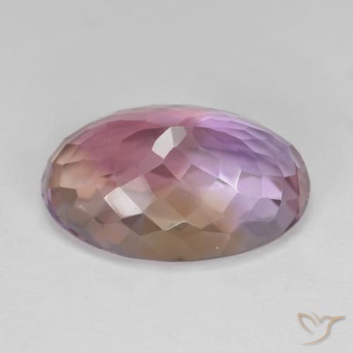Ametrina bicolor Natural 10.78ct, oval, VS