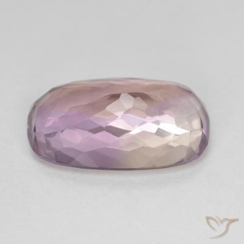 Ametrina bicolor Natural 6.88ct, Almofada, VVS-VS