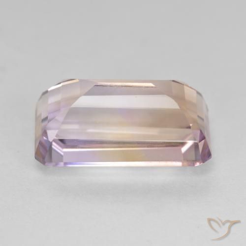 Ametrina bicolor Natural 8.87ct, Corte Octógono / Esmeralda, VVS-VS